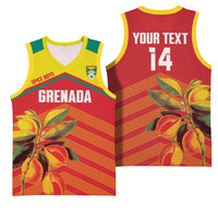Grenada Football 2026 Custom Basketball Jersey Go Spice Boys Nutmeg Red Version