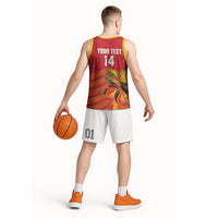 Grenada Football 2026 Custom Basketball Jersey Go Spice Boys Nutmeg Red Version
