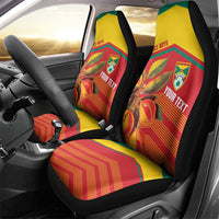 Grenada Football 2026 Custom Car Seat Cover Go Spice Boys Nutmeg Red Version