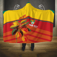 Grenada Football 2026 Custom Hooded Blanket Go Spice Boys Nutmeg Red Version