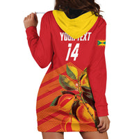 Grenada Football 2026 Custom Hoodie Dress Go Spice Boys Nutmeg Red Version