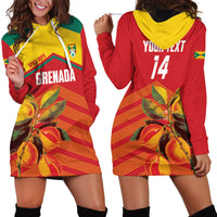 Grenada Football 2026 Custom Hoodie Dress Go Spice Boys Nutmeg Red Version