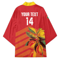 Grenada Football 2026 Custom Kimono Go Spice Boys Nutmeg Red Version