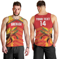 Grenada Football 2026 Custom Men Tank Top Go Spice Boys Nutmeg Red Version