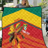 Grenada Football 2026 Custom Quilt Go Spice Boys Nutmeg Red Version
