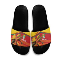 Grenada Football 2026 Custom Slide Sandals Go Spice Boys Nutmeg Red Version