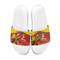Grenada Football 2026 Custom Slide Sandals Go Spice Boys Nutmeg Red Version