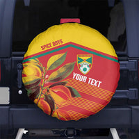 Grenada Football 2026 Custom Spare Tire Cover Go Spice Boys Nutmeg Red Version