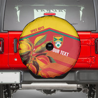 Grenada Football 2026 Custom Spare Tire Cover Go Spice Boys Nutmeg Red Version