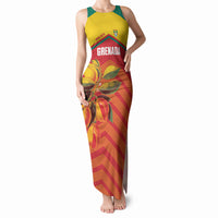 Grenada Football 2026 Custom Tank Maxi Dress Go Spice Boys Nutmeg Red Version