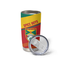 Grenada Football 2026 Custom Tumbler Cup Go Spice Boys Nutmeg Red Version