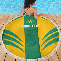 Guyana Football 2026 Custom Beach Blanket Come On Golden Jaguars