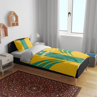Guyana Football 2026 Custom Bedding Set Come On Golden Jaguars