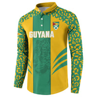 Guyana Football 2026 Custom Button Sweatshirt Come On Golden Jaguars