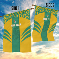 Guyana Football 2026 Custom Garden Flag Come On Golden Jaguars