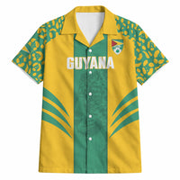 Guyana Football 2026 Custom Hawaiian Shirt Come On Golden Jaguars