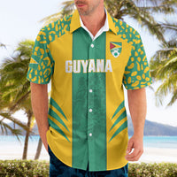 Guyana Football 2026 Custom Hawaiian Shirt Come On Golden Jaguars