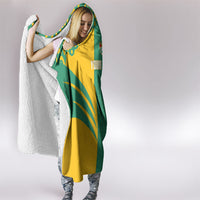 Guyana Football 2026 Custom Hooded Blanket Come On Golden Jaguars
