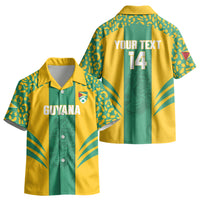 Guyana Football 2026 Custom Kid Hawaiian Shirt Come On Golden Jaguars