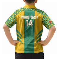 Guyana Football 2026 Custom Kid Hawaiian Shirt Come On Golden Jaguars