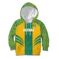 Guyana Football 2026 Custom Kid Hoodie Come On Golden Jaguars