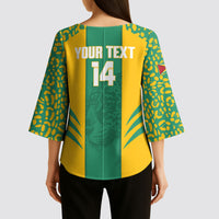 Guyana Football 2026 Custom Kimono Sleeve Blouse Come On Golden Jaguars