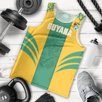 Guyana Football 2026 Custom Men Tank Top Come On Golden Jaguars