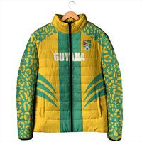Guyana Football 2026 Custom Padded Jacket Come On Golden Jaguars