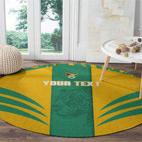 Guyana Football 2026 Custom Round Carpet Come On Golden Jaguars