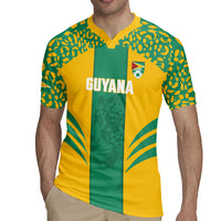 Guyana Football 2026 Custom Rugby Jersey Come On Golden Jaguars