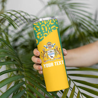 Guyana Football 2026 Custom Skinny Tumbler Come On Golden Jaguars