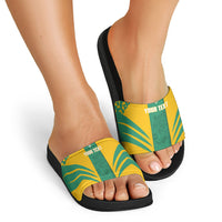 Guyana Football 2026 Custom Slide Sandals Come On Golden Jaguars