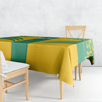 Guyana Football 2026 Custom Tablecloth Come On Golden Jaguars