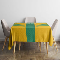 Guyana Football 2026 Custom Tablecloth Come On Golden Jaguars
