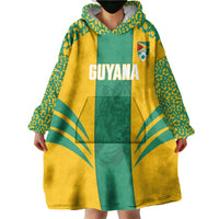Guyana Football 2026 Custom Wearable Blanket Hoodie Come On Golden Jaguars