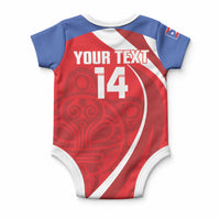 Puerto Rico Football 2026 Custom Baby Onesie Vamos Los Boricuas Taino Sun