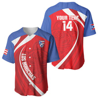 Puerto Rico Football 2026 Custom Baseball Jersey Vamos Los Boricuas Taino Sun