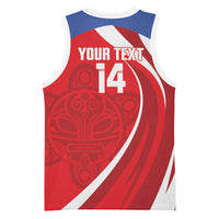 Puerto Rico Football 2026 Custom Basketball Jersey Vamos Los Boricuas Taino Sun