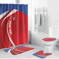 Puerto Rico Football 2026 Custom Bathroom Set Vamos Los Boricuas Taino Sun