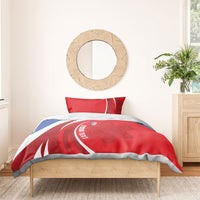 Puerto Rico Football 2026 Custom Bedding Set Vamos Los Boricuas Taino Sun