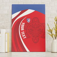 Puerto Rico Football 2026 Custom Canvas Wall Art Vamos Los Boricuas Taino Sun