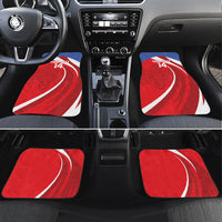 Puerto Rico Football 2026 Custom Car Mats Vamos Los Boricuas Taino Sun