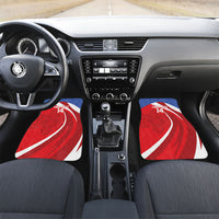Puerto Rico Football 2026 Custom Car Mats Vamos Los Boricuas Taino Sun
