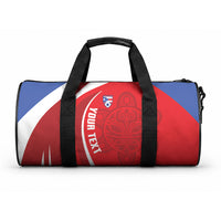 Puerto Rico Football 2026 Custom Duffle Bag Vamos Los Boricuas Taino Sun