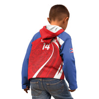 Puerto Rico Football 2026 Custom Kid Hoodie Vamos Los Boricuas Taino Sun