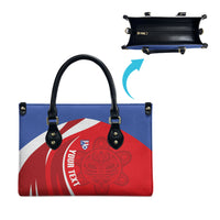 Puerto Rico Football 2026 Custom Leather Bag Vamos Los Boricuas Taino Sun