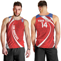Puerto Rico Football 2026 Custom Men Tank Top Vamos Los Boricuas Taino Sun