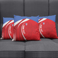 Puerto Rico Football 2026 Custom Pillow Cover Vamos Los Boricuas Taino Sun