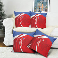 Puerto Rico Football 2026 Custom Pillow Cover Vamos Los Boricuas Taino Sun