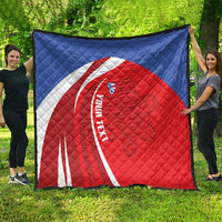 Puerto Rico Football 2026 Custom Quilt Vamos Los Boricuas Taino Sun